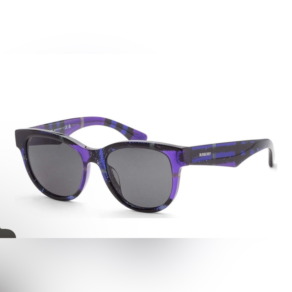 Burberry Purple and Black Sunglasses New with sticker tags.